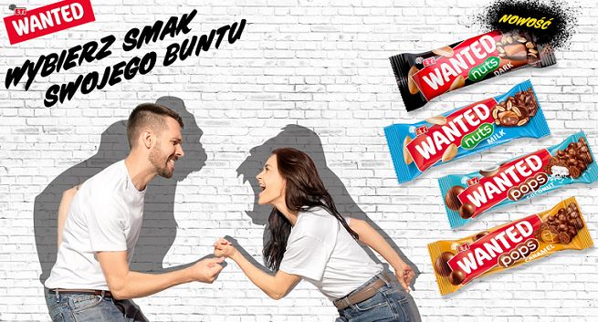 „Wybierz smak swojego buntu!” w reklamach batonów Wanted (wideo)