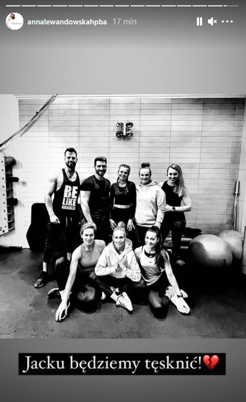 Screen z InstaStory A. Lewandowskiej
