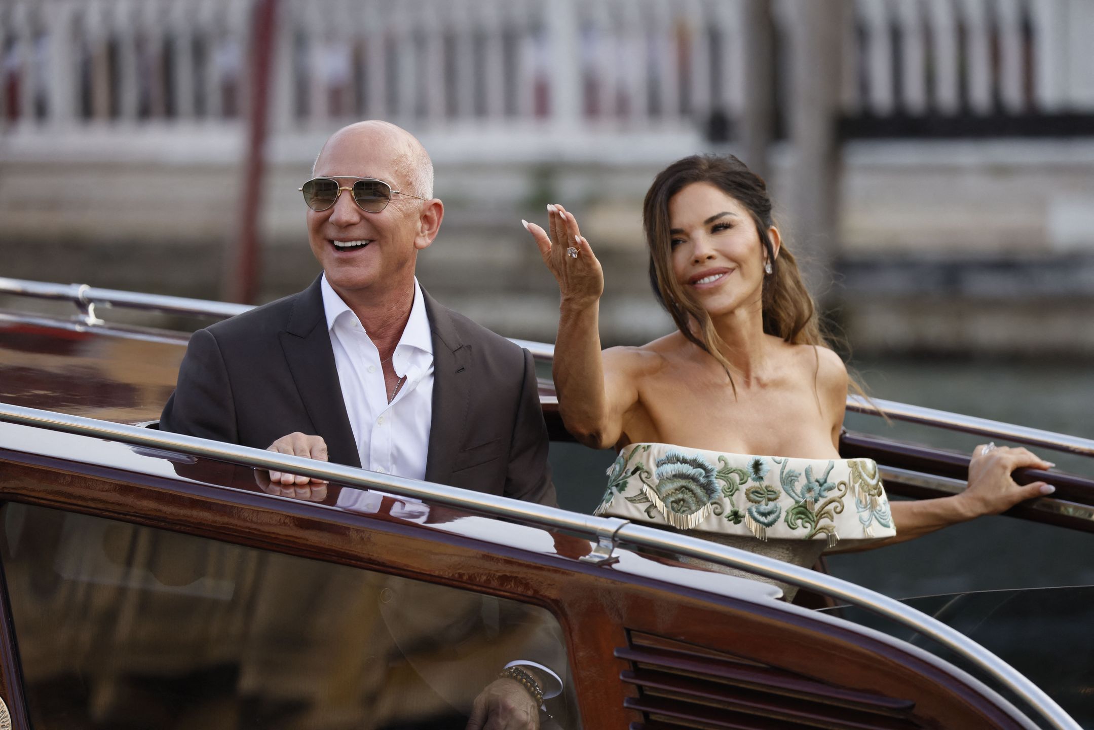 Jeff Bezos i Lauren Sanchez