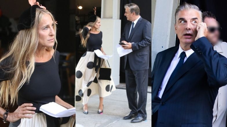 Sarah Jessica Parker i Chris Noth na planie "And Just Like That"