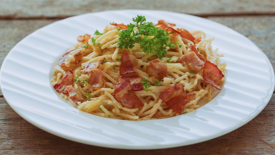 Carbonara z boczkiem