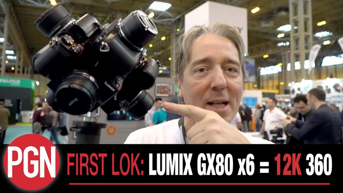 Ten rig z w połączeniu z 6 Panasonikami GX80 pozwolił na nagranie wideo 360 w 12K 1