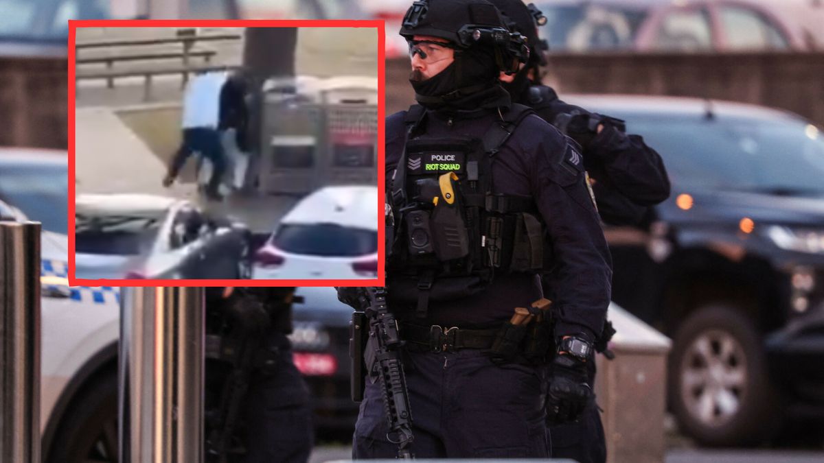 Ktoś uchwycił moment powstrzymania napastnika