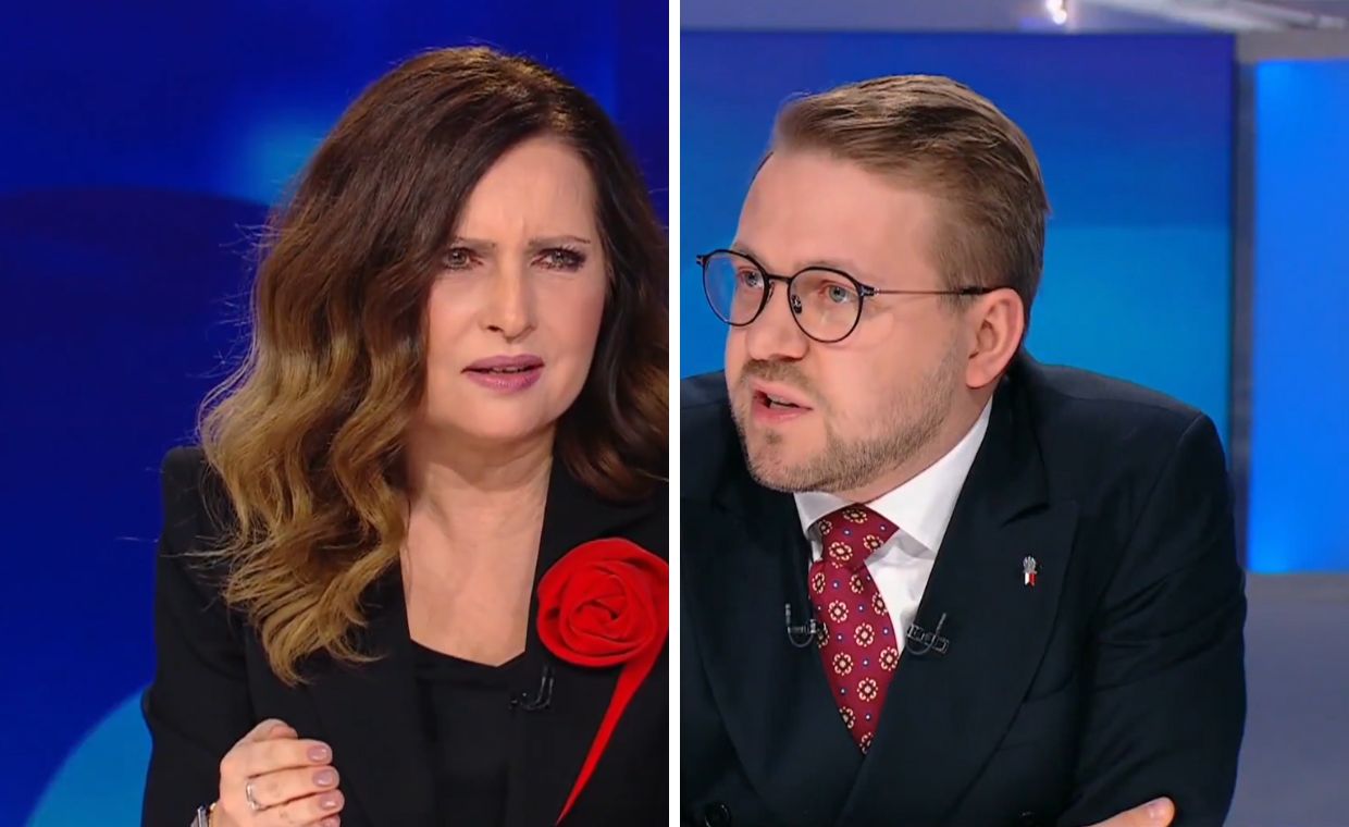 wiadomości,aktualności,WP Wiadomości Spięcie na żywo. Dziennikarka do polityka PiS: Jest pan chamski