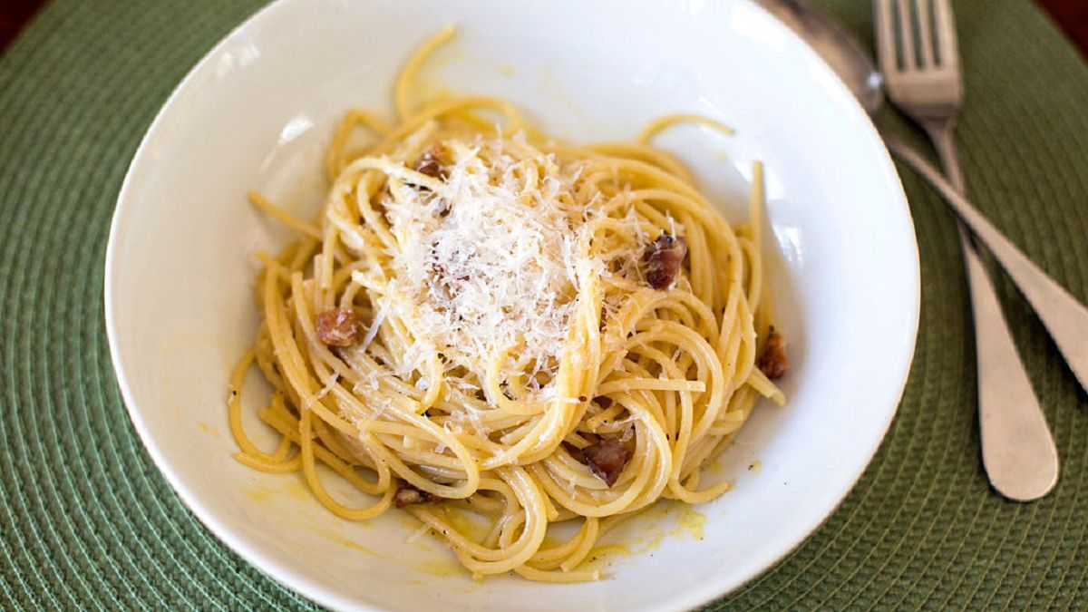 Carbonara to klasyczne danie kuchni włoskiej