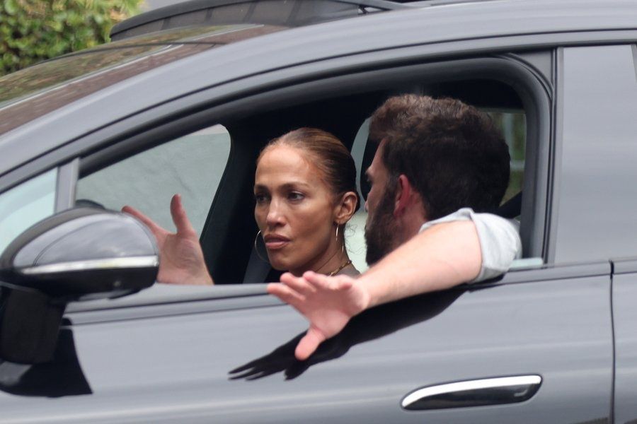 Jennifer Lopez i Ben Affleck odbyli w samochodzie poważną rozmowę