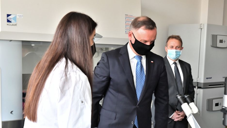 Andrzej Duda s Centrum Badawczo-Rozwojowym Celon Pharma S.A.