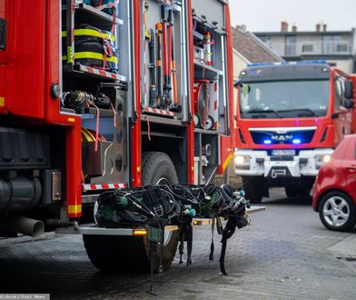 Targówek: koparka uszkodziła gazociąg. Ewakuowano kilkadziesiąt osób