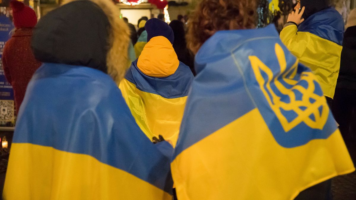 Proukrai?skie demonstracje w Polsce, w 3. rocznic? napa?ci
24.02.2025 Gdansk 3 rocznica napasci Rosji na Ukraine
Fot. Wojciech Strozyk/REPORTER
Wojciech Strozyk/REPORTER