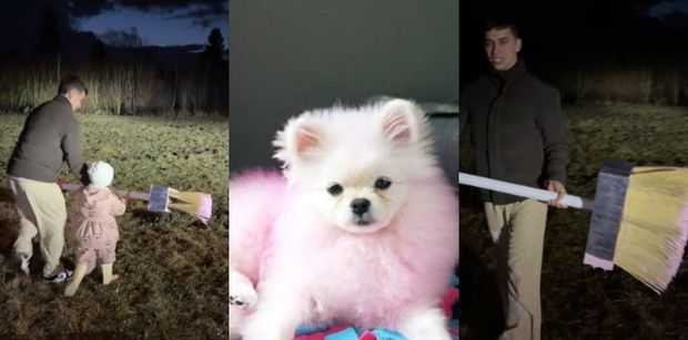 Friz z TRZYLETNIĄ CÓRKĄ straszy dziki... różową farbą. Was też przestało już to bawić?