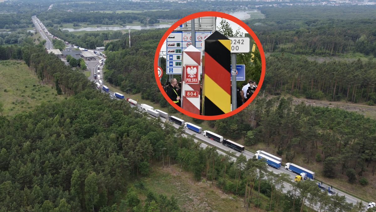 Utrudnienia w ruchu spowodowane są kontrolami po stronie niemiec