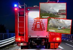 Duży pożar na fermie. W hali było kilkadziesiąt tysięcy kur