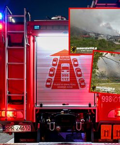 Duży pożar na fermie. W hali było kilkadziesiąt tysięcy kur