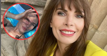 Agnieszka Dygant wypoczywa na wakacjach pod palmami. Cała w skowronkach pozuje w bikini