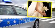 Do ślubu jechała pod eskortą policji. Wszystko przez suknię ślubną