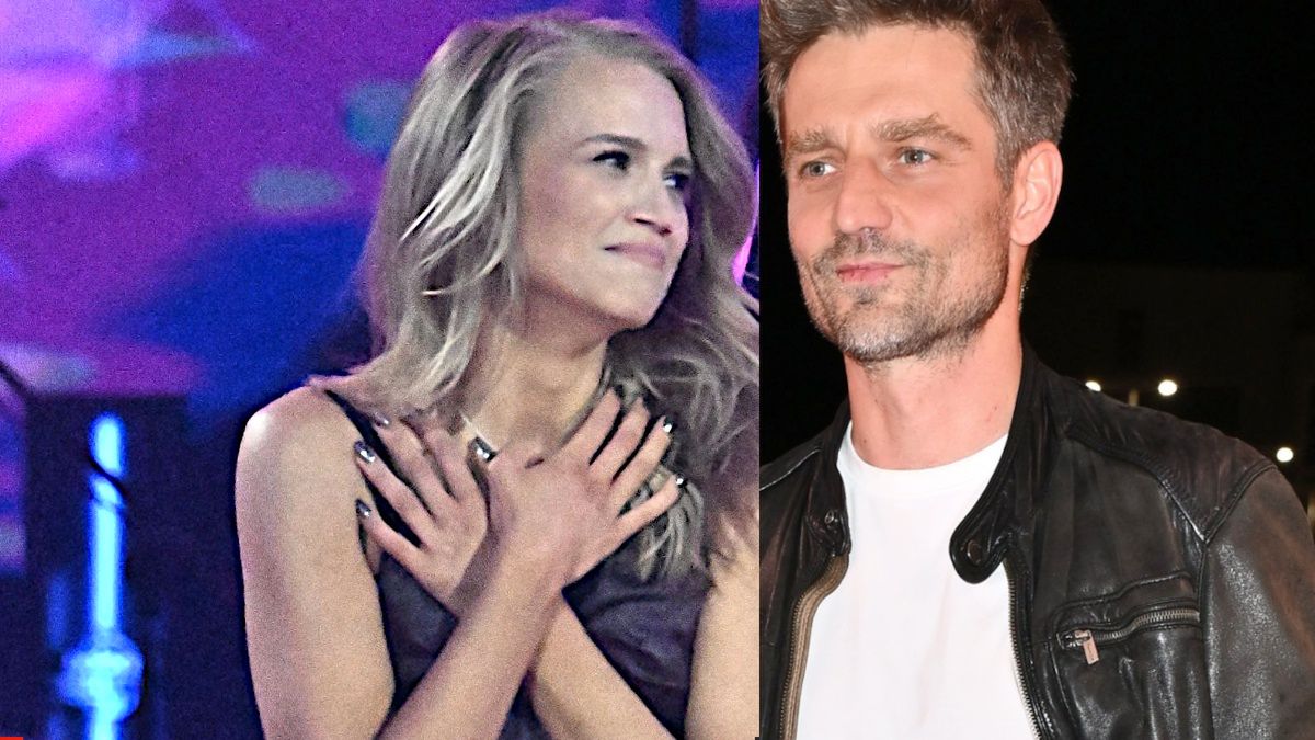 Agnieszka Kaczorowska i Marcin Rogacewicz