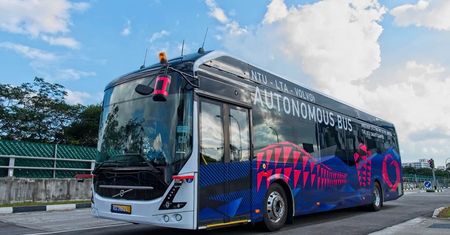 Ten elektryczny autobus Volvo jeździ sam