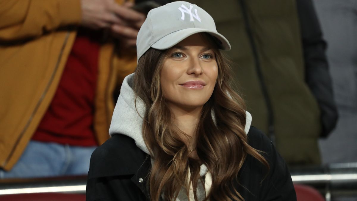 Anna Lewandowska during the match between FC Barcelona and Sevilla FC, corresponding to the week 20 of the Liga Santander, played at the 	Spotity Camp Nou Stadium, in Barcelona, on 05th February 2023. (Photo by Joan Valls/Urbanandsport /NurPhoto via Getty Images)