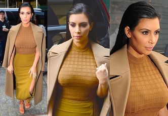 Kim Kardashian w "codziennej" stylizacji... (ZDJĘCIA)