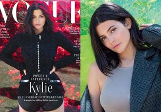 "Naturalna" Kylie Jenner na swojej pierwszej okładce "Vogue'a"