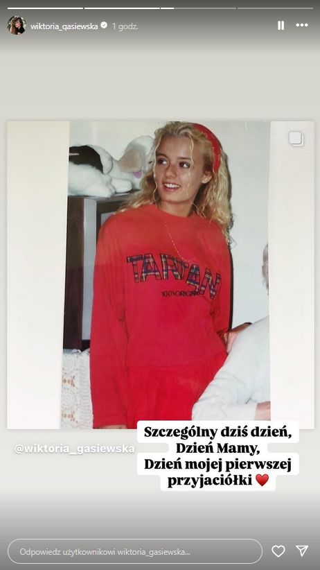 Wiktoria Gąsiewska pokazała mamę