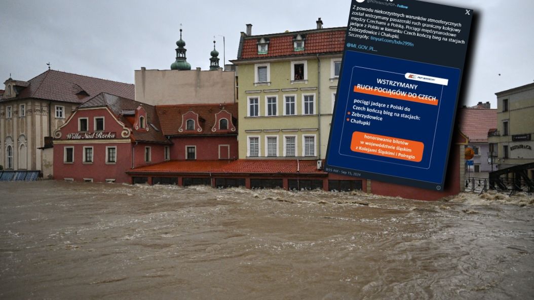 PKP Intercity: wstrzymany ruch pociągów między Czechami a Polską