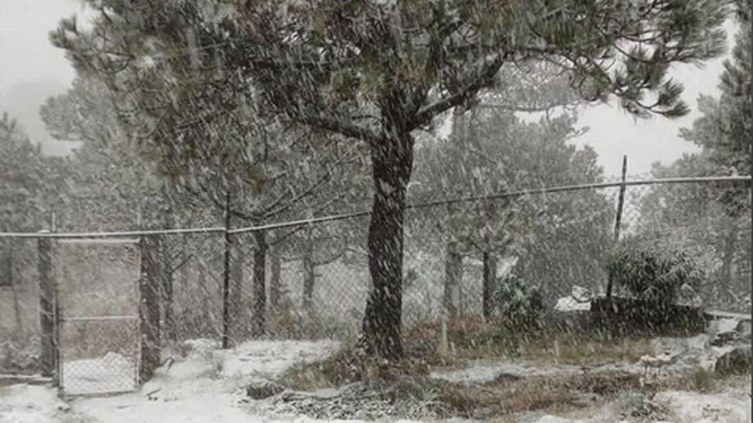 Meksykanie przecierali oczy ze zdziwienia na widok śniegu.