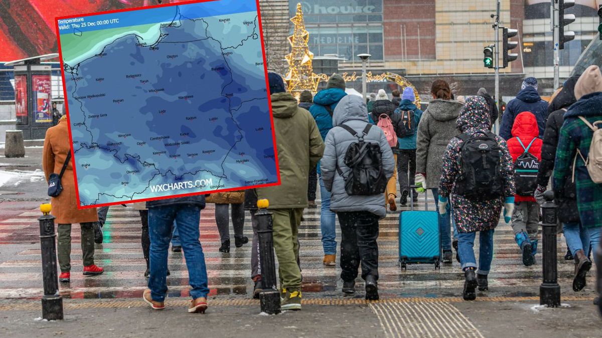 Temperatura drastycznie się obniży. Nawet do -15 stopni C.