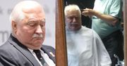 Beztroski Lech Wałęsa pozuje u fryzjera BEZ MASECZKI. Internauci: "Ktoś tu powinien dawać przykład, a ŁAMIE PRZEPISY!"