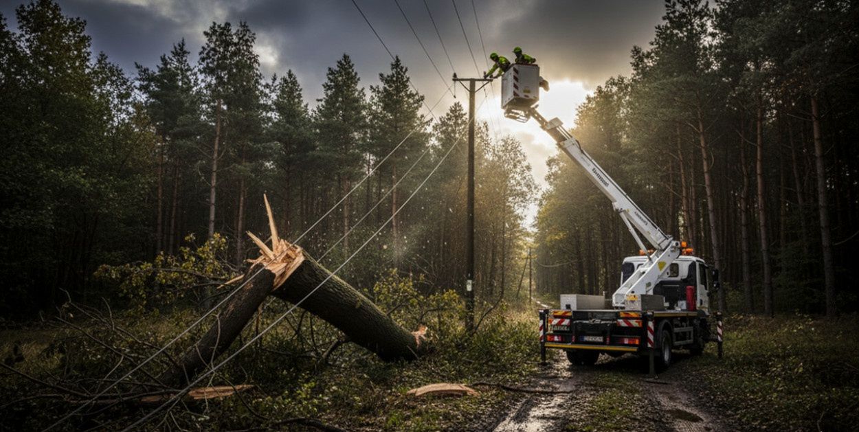 Legnica: Nocny koszmar bez prądu! Lawina awarii paraliżuje powiat