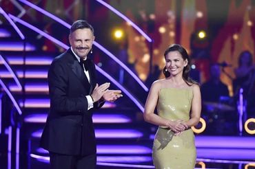 Krzysztof Ibisz i Paulina Sykut-Jeżyna, fot. Polsat