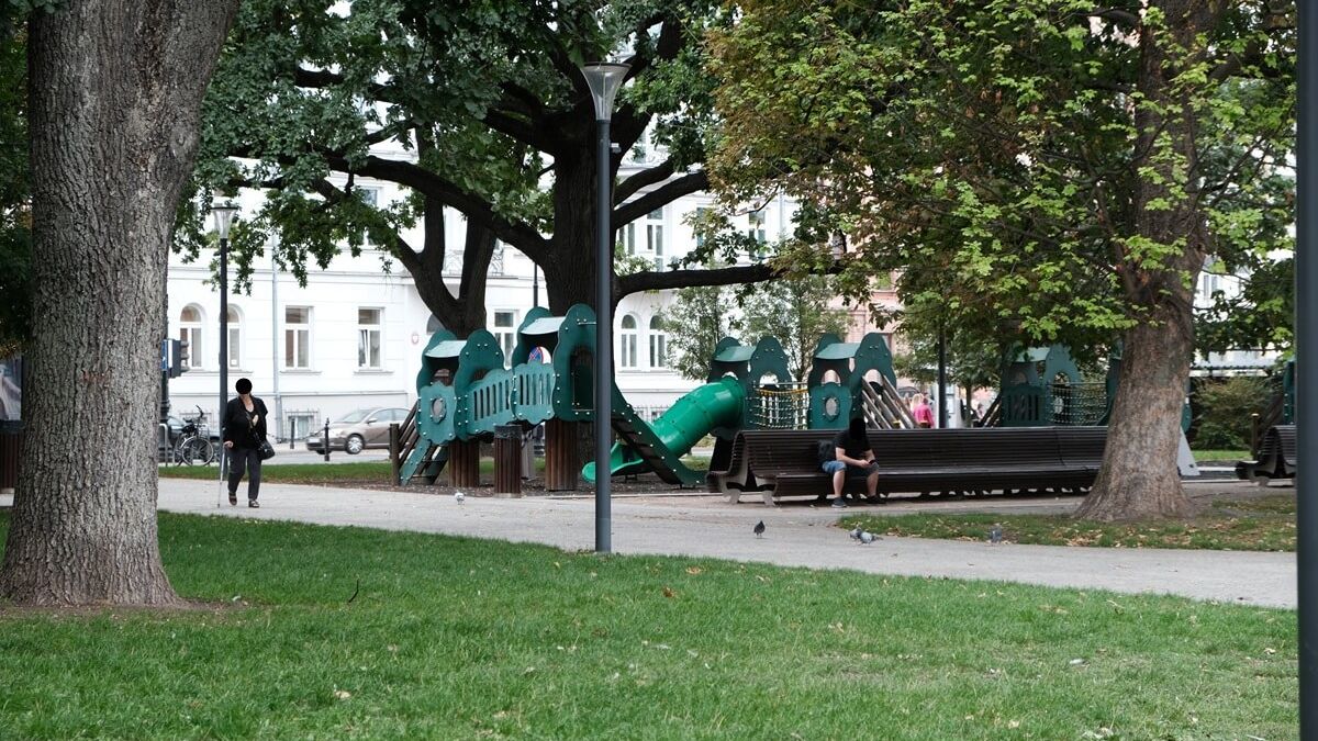 Plac zabaw na Placu Litewskim w Lublinie