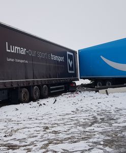 Autostrada A4. Droga zablokowana po wypadku TIR-ów. Potężne korki, trwa usuwanie ciężarówek