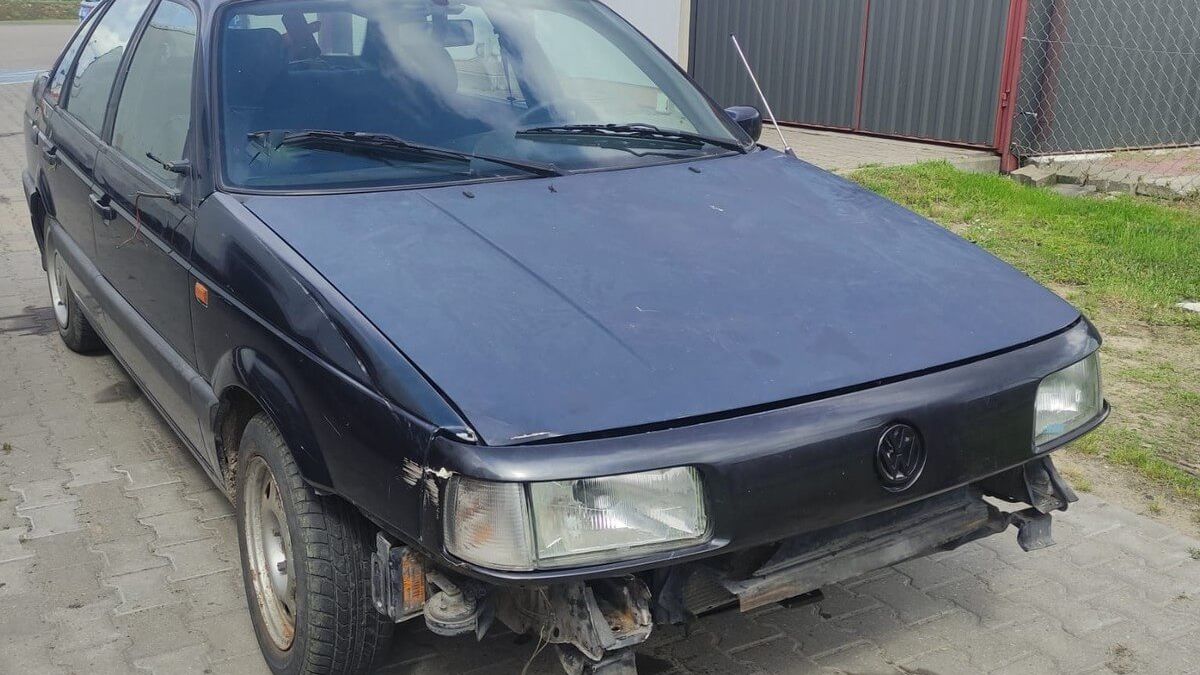 Uszkodzony Volkswagen