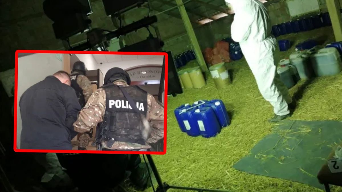 Policja odkryła w zakładzie kamieniarskim fabrykę narkotyków