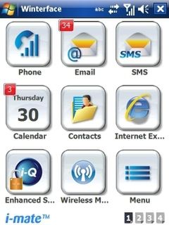 i-mate Go nowym interfejsem na Windows Mobile 1