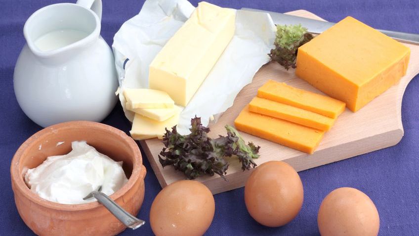 Produkty mleczne są bogate w wapń