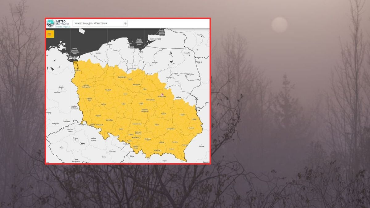 Mgły w całej Polsce