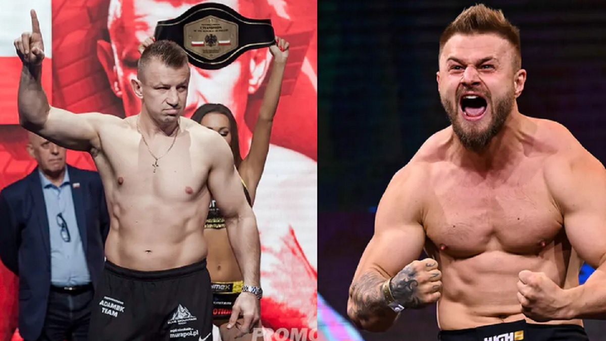 Na zdjęciu: Tomasz Adamek i Amadeusz Roślik 