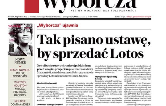 Adwokat pozywa „Gazetę Wyborczą” i Czuchnowskiego za sugestię, że "pisał ustawę pod Obajtka”