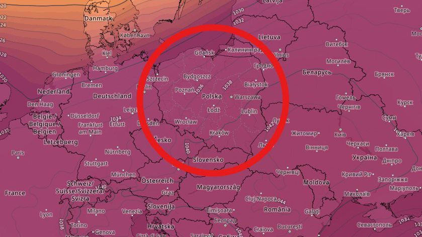 Pogoda długoterminowa. Antycyklon Elżbieta przyniesie niebezpieczne ciśnienie