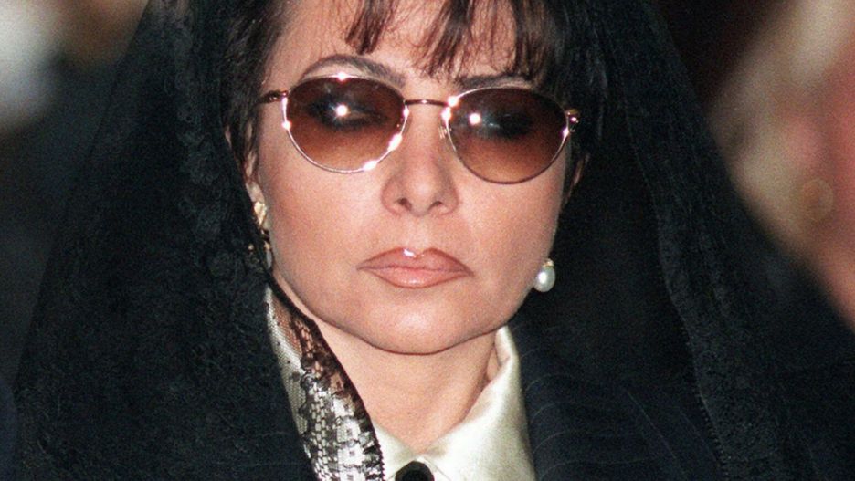 Patrizia Reggiani na pogrzebie byłego męża