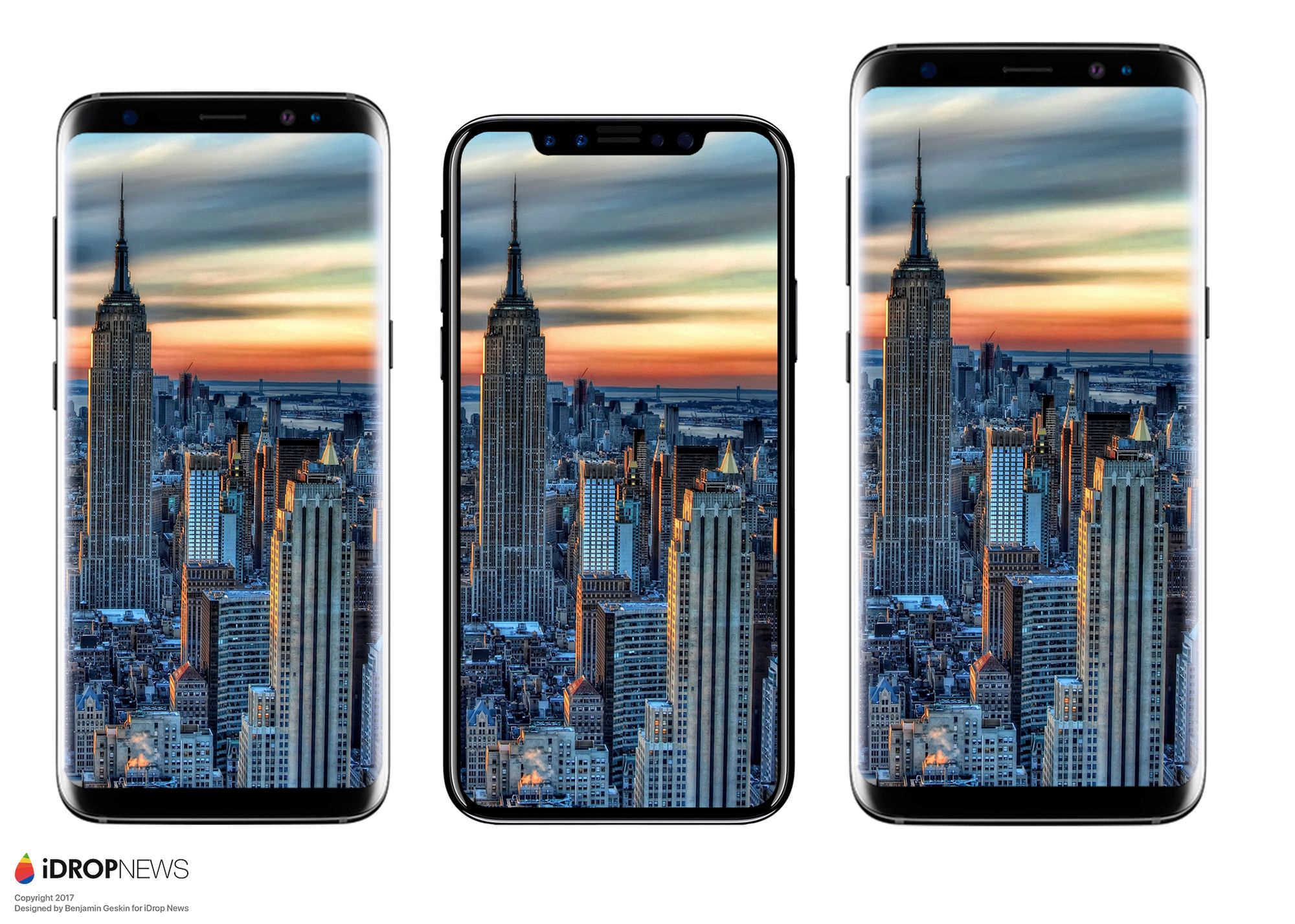 iPhone 8 kontra reszta świata. Jak wypadają jego wymiary na tle innych flagowców? 3