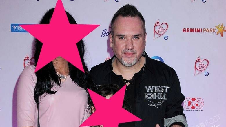 Szymon Wydra z żoną i córką