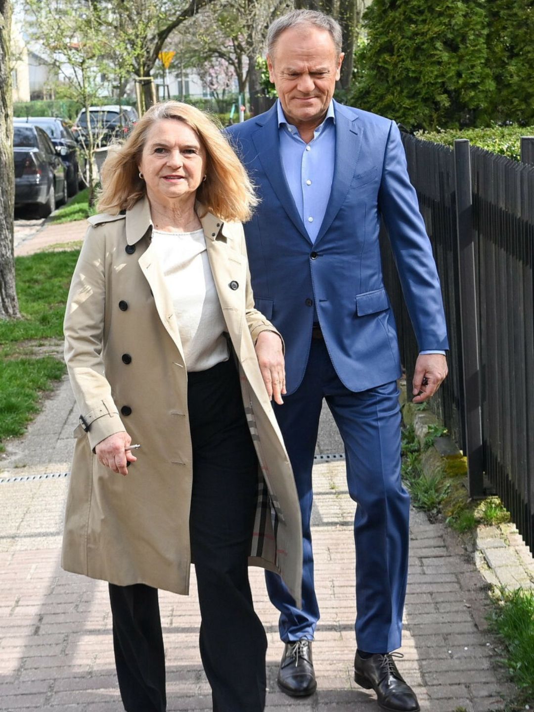 Małgorzata Tusk z mężem
