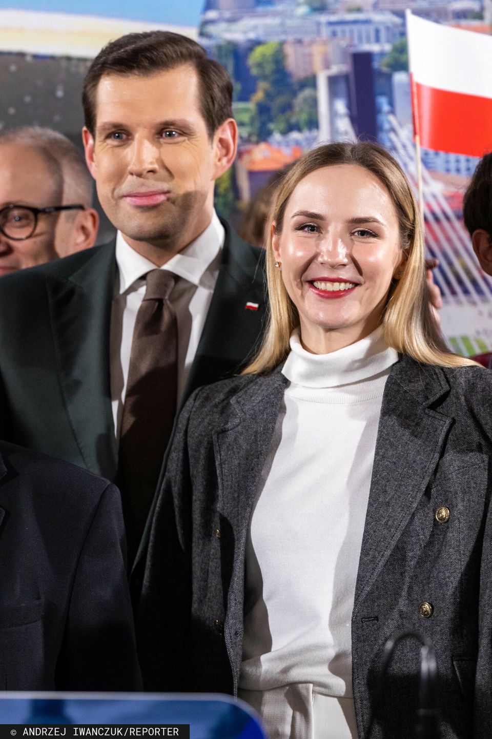 Tobiasz Bocheński z małżonką