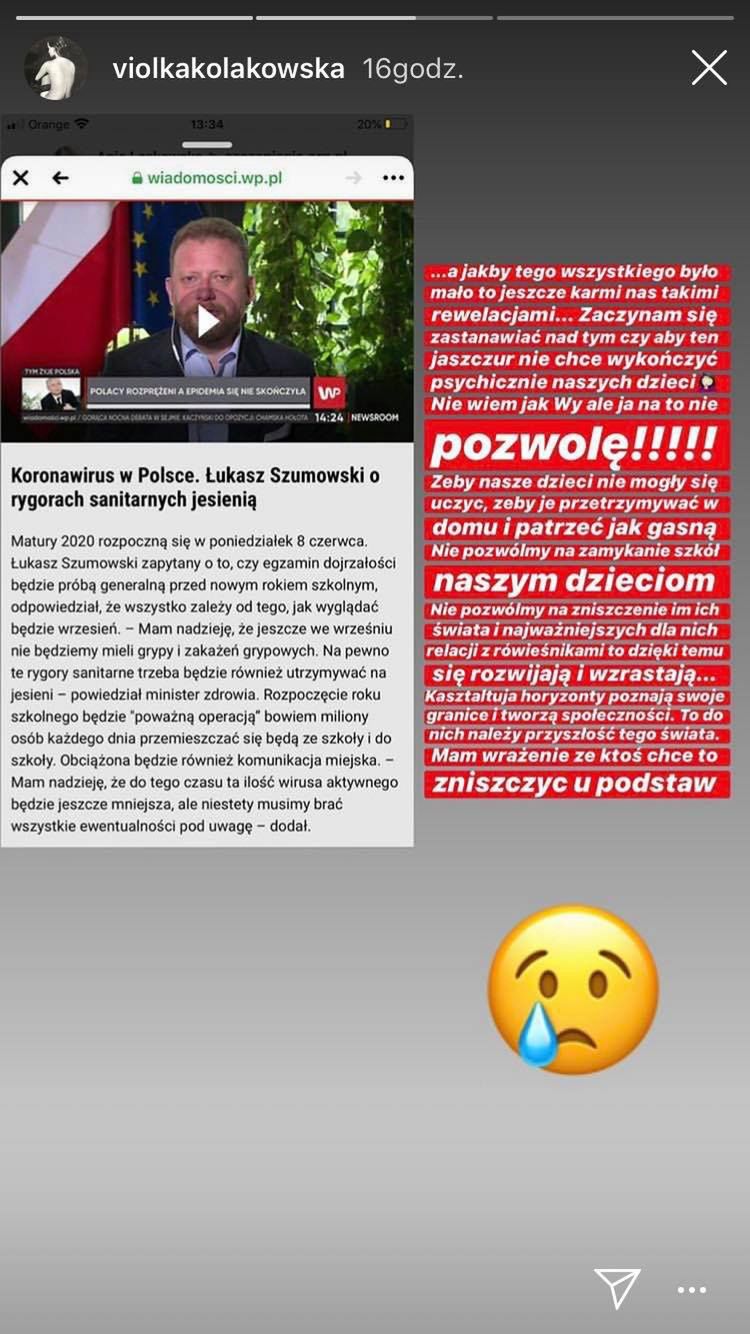 Viola Kołakowska o Łukaszu Szumowskim