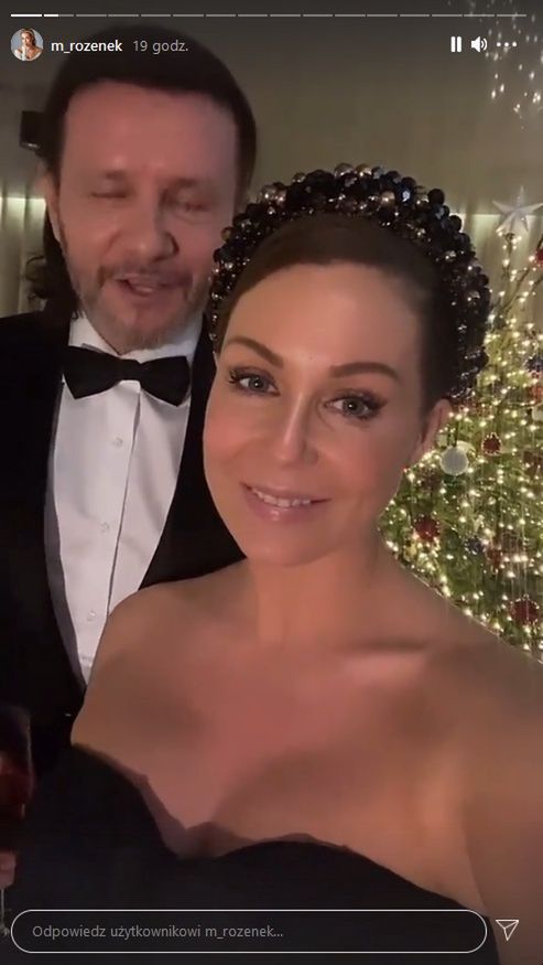 Sylwestrowa domówka u Małgorzaty Rozenek i Radka Majdana
