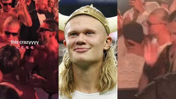 Erling Haaland BEZ KOSZULKI baluje na Ibizie z... Michele Morrone (WIDEO)