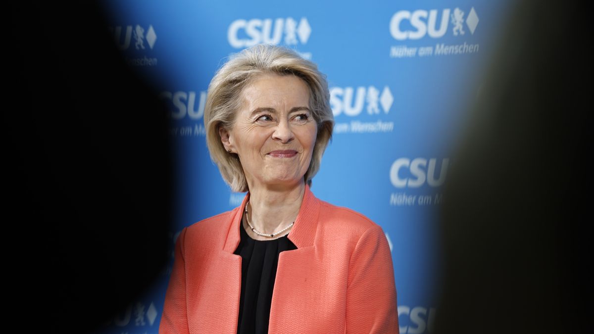 MUNICH, GERMANY - FEBRUARY 13: President of the European Commission, Ursula von der Leyen, attends a panel discussion at the 62nd Munich Security Conference on February 13, 2026 in Munich, Germany. The conference, which brings together government leaders, security experts and defence ministers, is taking place at a time when the traditional western political and military alliance is facing rupture due to the policies of U.S. President Donald Trump. (Photo by Johannes Simon/Getty Images)